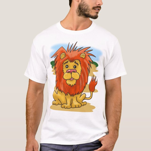 Cartoon Lion T-Shirt (Front)