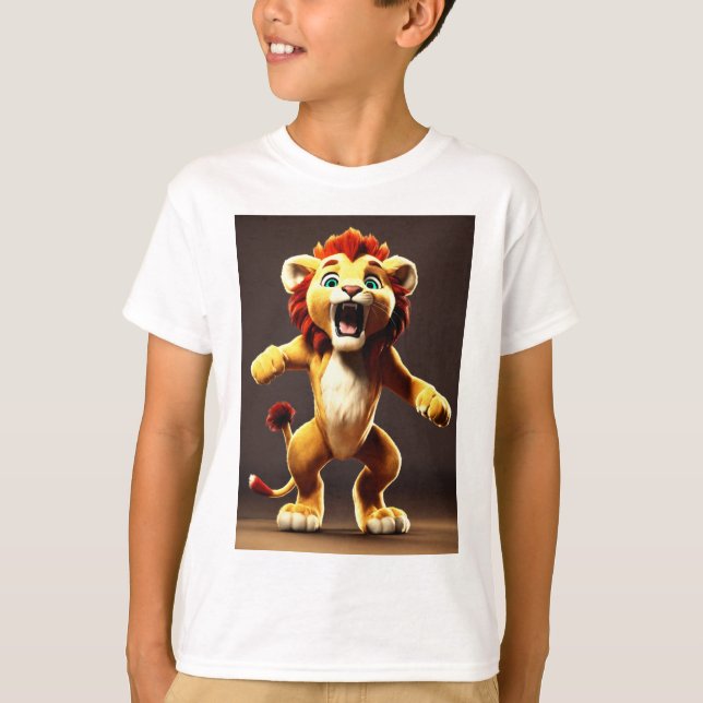 Cartoon lion T-Shirt (Front)
