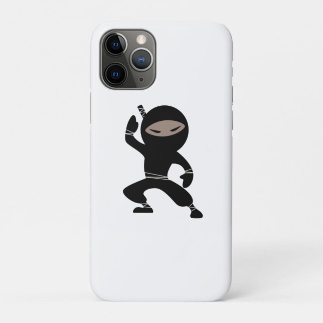 Cartoon Little Ninja Warrior Case-Mate iPhone Case (Back)