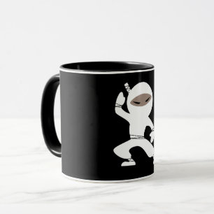 Cartoon Little Ninja Warrior Mug