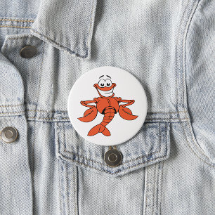 Cartoon Lobster Button