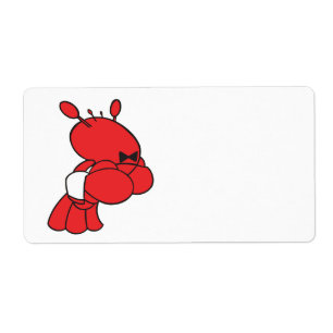 cartoon lobster waiter