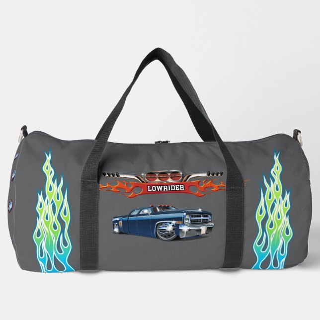 Cartoon lowrider duffle bag (Front)