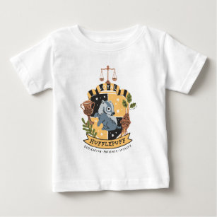 Cartoon Loyal Hufflepuff Baby T-Shirt