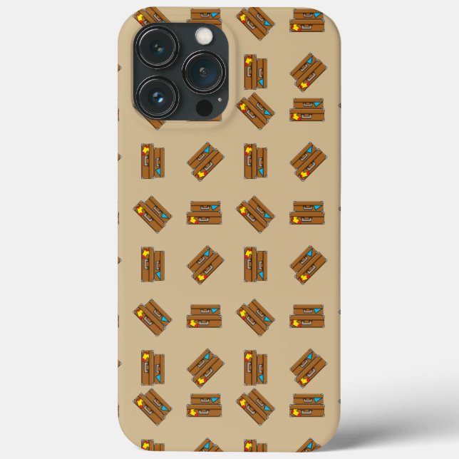 Cartoon Luggage Case-Mate iPhone Case (Back)