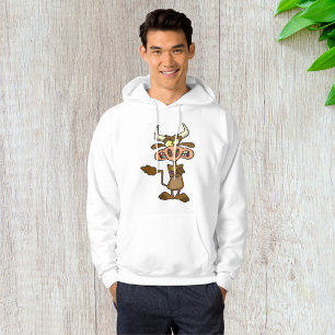 Cartoon Mad Cow Hoodie