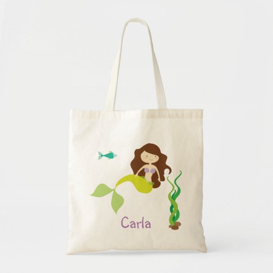 Cartoon Mermaid Treat Bag