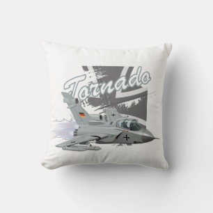 Cartoon military fighter plane cushion