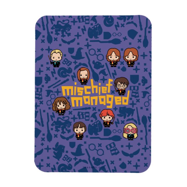 Cartoon "MISCHIEF MANAGED™" Graphic Magnet (Vertical)