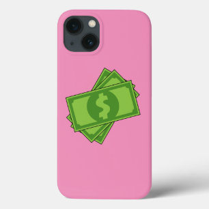 Cartoon Money Dollar Bills iPhone 13 Case
