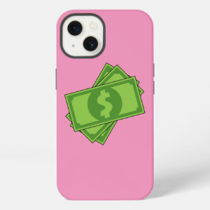 Cartoon Money Dollar Bills iPhone 13 Case