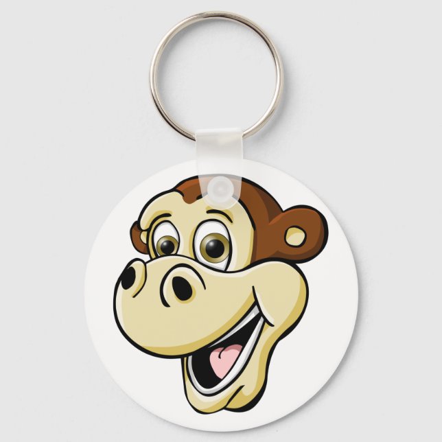 Cartoon Monkey Key Ring (Front)