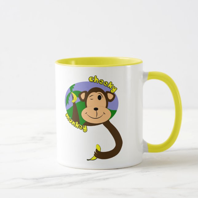 Cartoon Monkey Mug (Right)
