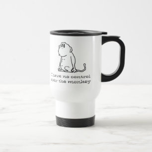Cartoon Monkey Travel Mug