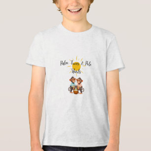 Cartoon Monkeys in Polo Shirts with Tennis Rackets