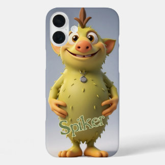 Cartoon Monogrammed Case- Mate iPhone 16 Plus Case