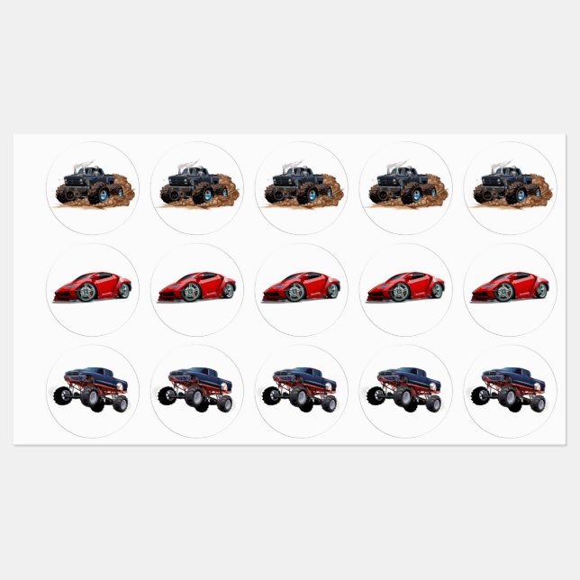Cartoon monster truck (Sheet)