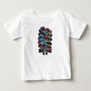 Cartoon monster truck baby T-Shirt