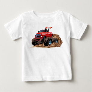 Cartoon monster truck baby T-Shirt