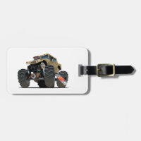 Cartoon monster truck