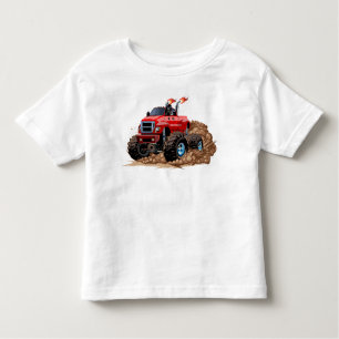 Cartoon monster truck toddler T-Shirt
