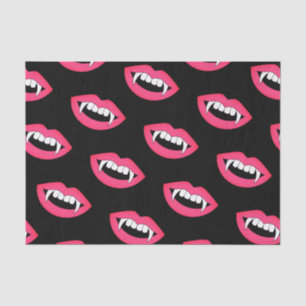 Cartoon Monster Vampire Lips sharp Teeth Fangs Tissue Paper