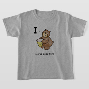 Cartoon Morse Code for Kids!  Letter "I" T-Shirt