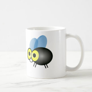 Cartoon Mosquito - White Coffee Mug