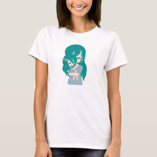 Cartoon Mother & Daughter T-Shirt