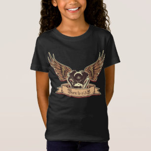 Cartoon motorcycle engine T-Shirt