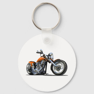 Cartoon motorcycle key ring