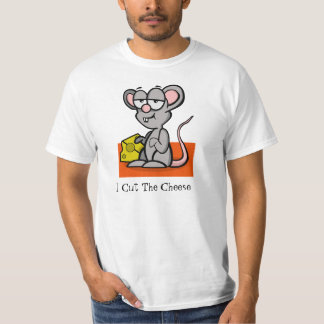Cartoon Mouse "I Cut The Cheese" T-Shirt