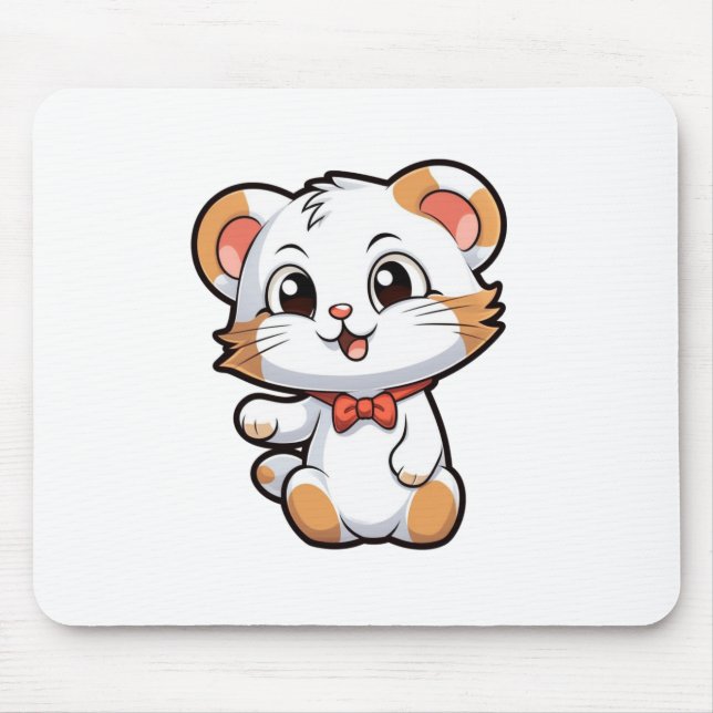 Cartoon mouse illustration pad (Front)