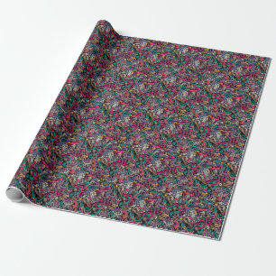 Cartoon Musical: Colourful Doodle Seamless. Wrapping Paper