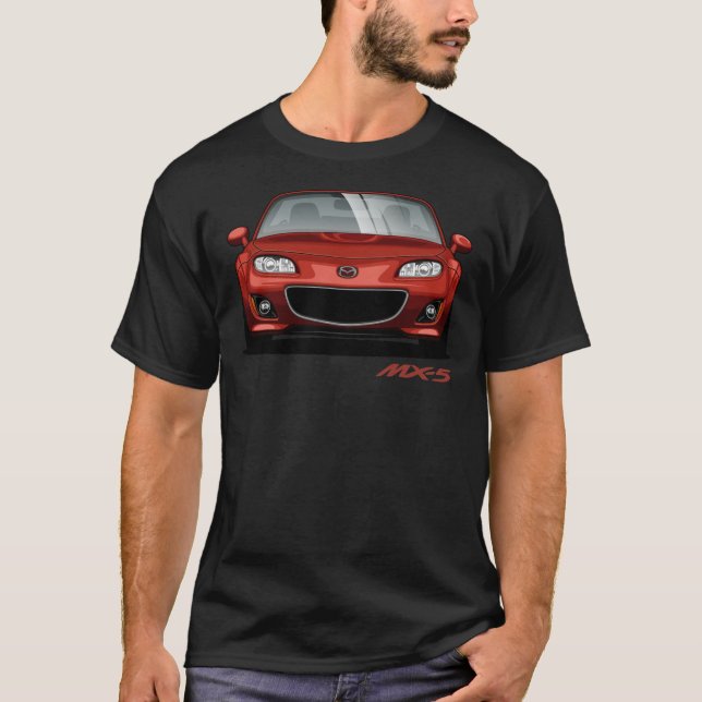 Cartoon MX-5 Miata NC Essential T-Shirt (Front)