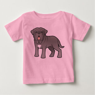 Cartoon Neapolitan Mastiff Baby T-Shirt