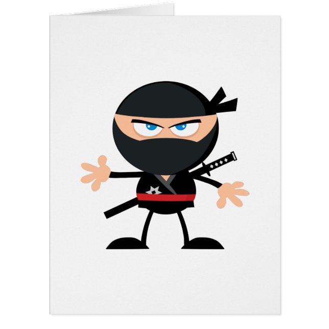 Cartoon Ninja Warrior (Front)