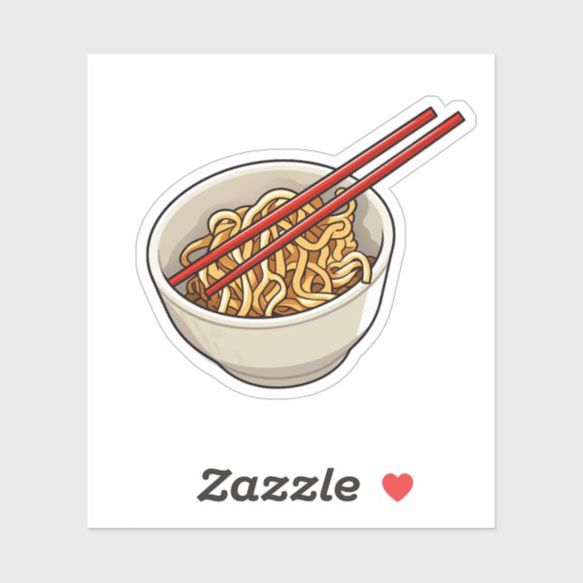 Cartoon noodles illustration (Sheet)
