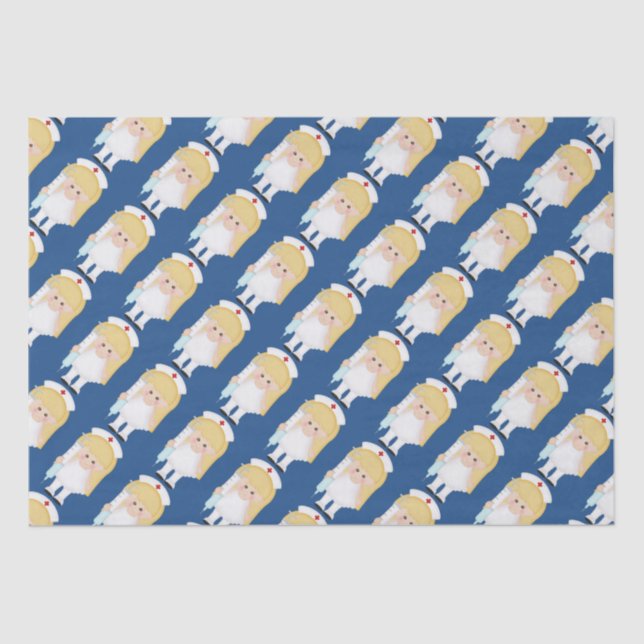 Cartoon Nurse fun tissue paper (Front)