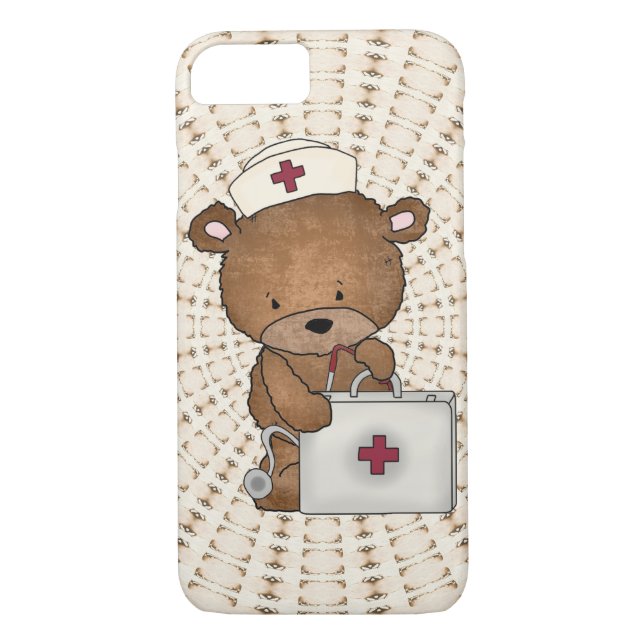 Cartoon Nurse iPhone 7 barely there case (Back)