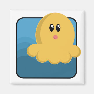 Cartoon Octopus Magnet
