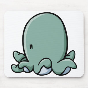 Cartoon Octopus Mouse Pad