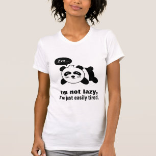Cartoon of Cute Sleeping Panda T-Shirt
