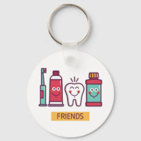 Cartoon Oral Care Friends
