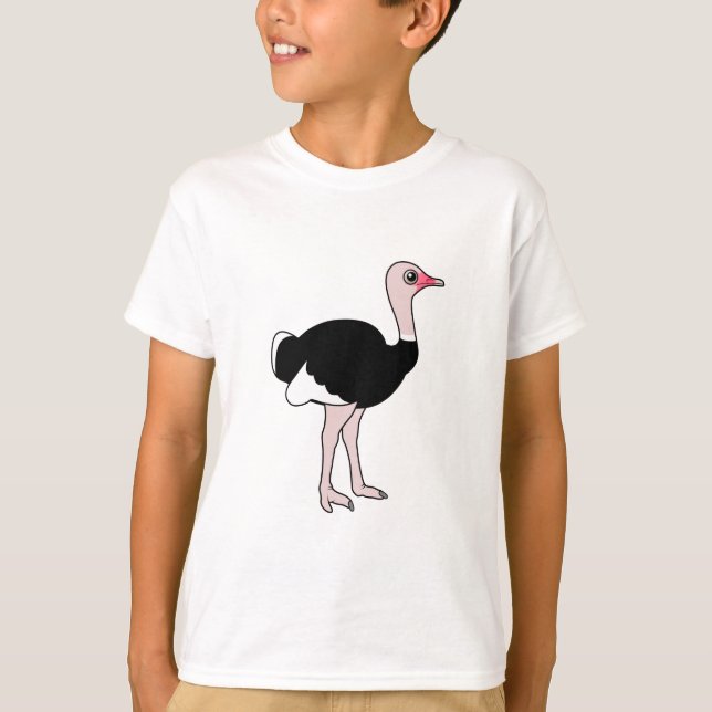 Cartoon Ostrich T-Shirt (Front)