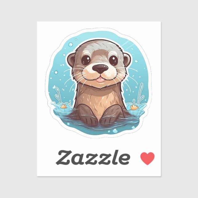 Cartoon otter illustration (Sheet)