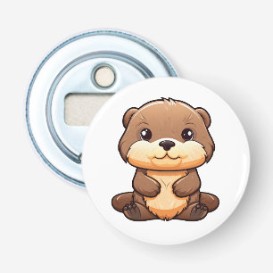 Cartoon otter illustration bottle opener
