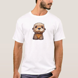 Cartoon otter illustration T-Shirt