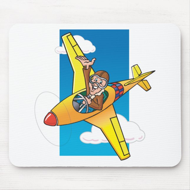 Cartoon P51 Mouse Pad (Front)