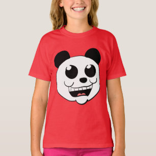 Cartoon Panda Head T-Shirt